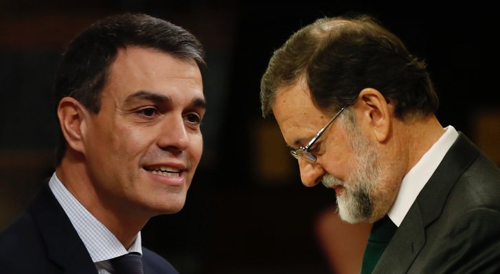 Pedro Sánchez y Mariano Rajoy