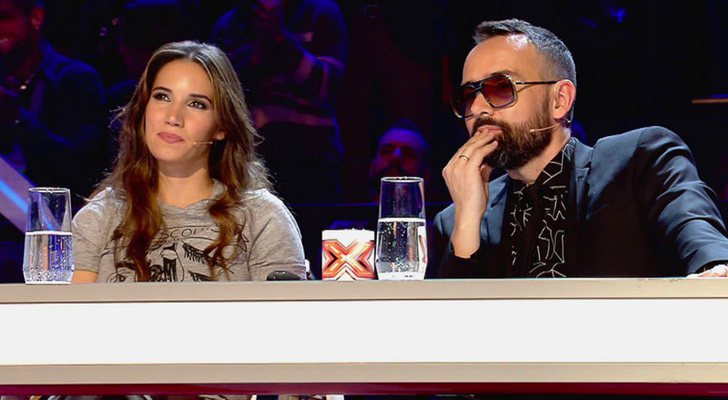 India Martínez y Risto Mejide en 'Factor X'