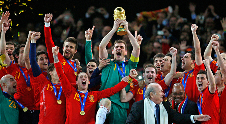 España gana el Mundial en 2010