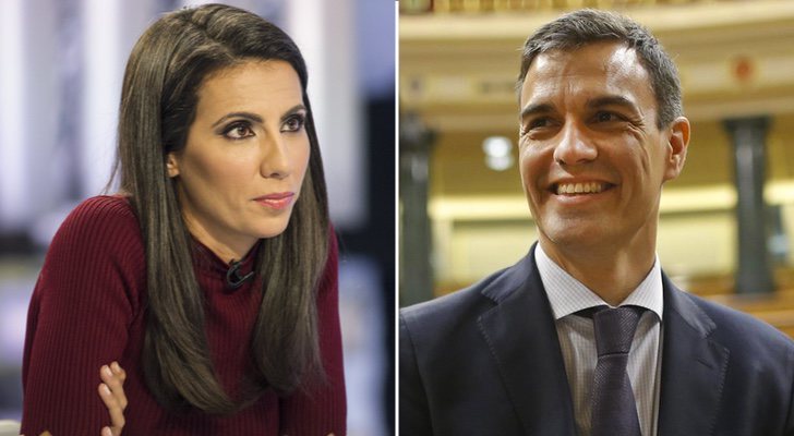Ana Pastor en &#39;El objetivo&#39; y Pedro Sánchez
