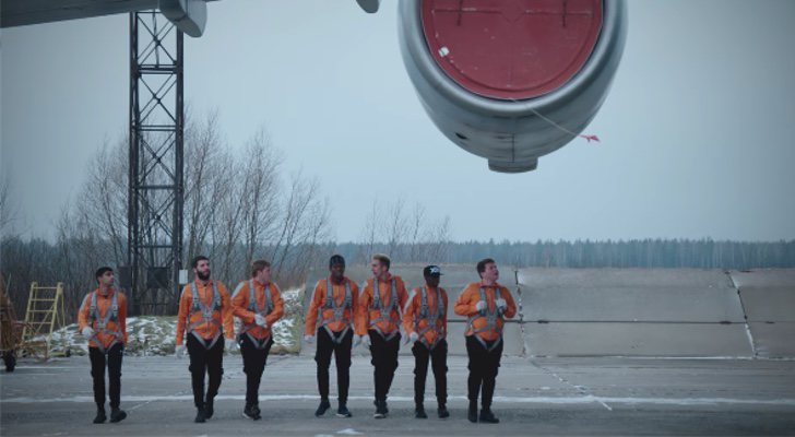 Los YouTubers Sidemen en el programa 'The Sidemen Show'