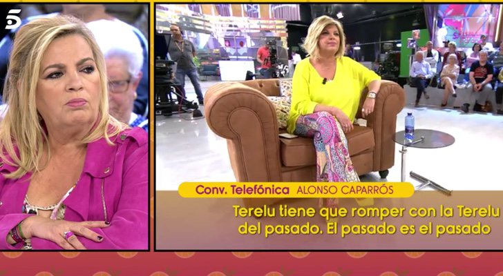 Carmen Borrego durante el programa 'Sálvame'