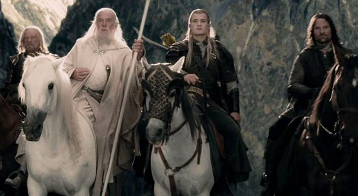Gandalf, Légolas y Aragorn en 'El Señor de los Anillos'