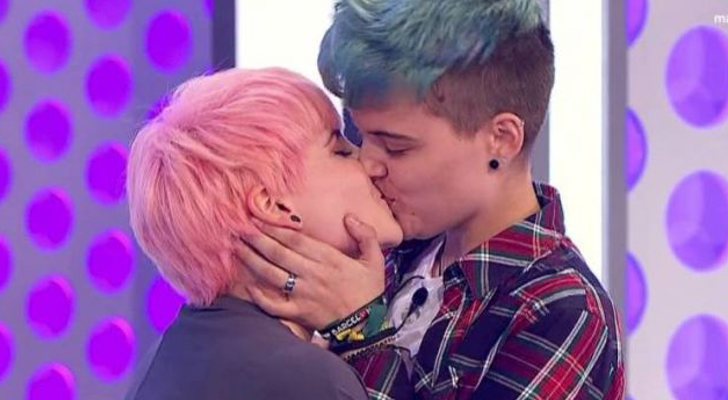 Marina y su novio en 'Operación Triunfo'