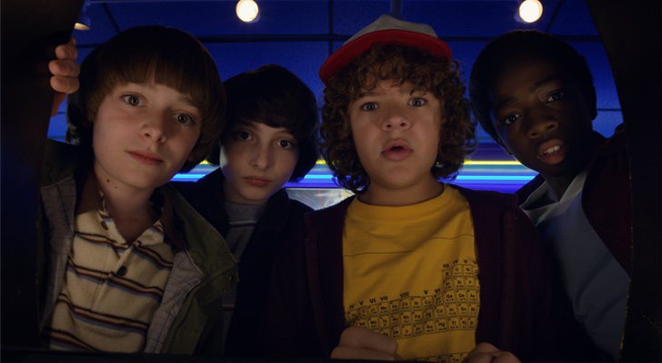 Mike, Will, Dustin y Lucas en &#39;Stranger Things&#39;