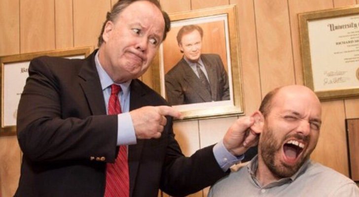 Dennis Haskins en su visita a "Saved by the Max", restaurante inspirado en 'Salvados por la campana'