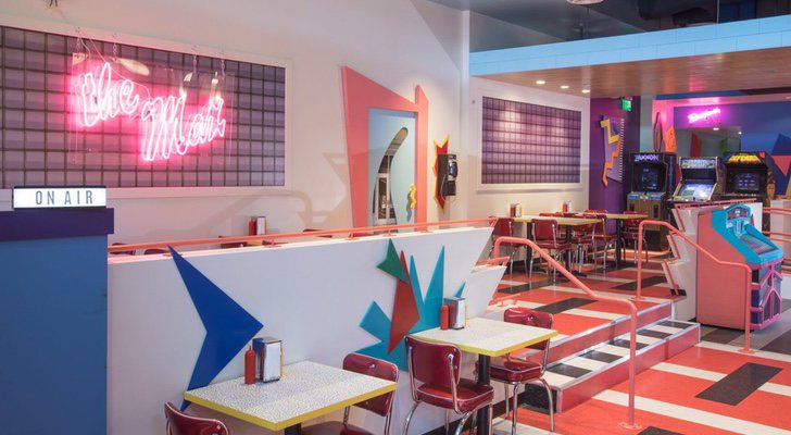 Imagen del restaurante "Saved by the Max", inspirado en 'Salvados por la campana'