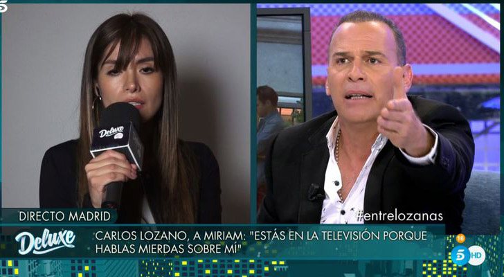Carlos Lozano se enfrenta a Miriam Saavedra