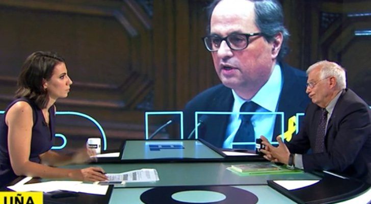 Ana Pastor entrevista al ministro Josep Borrell en 'El objetivo'