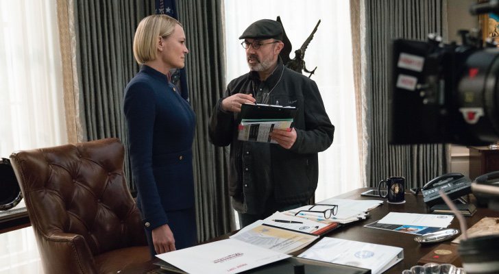 Robin Wright tras las cámaras de la sexta temporada de 'House of Cards'