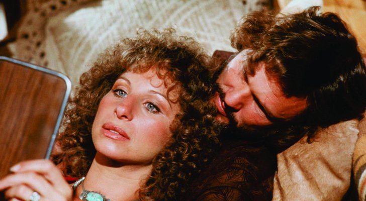 Barbra Streisand en la película "Ha nacido una estrella"