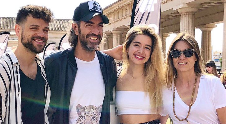 Ricky, Joe, Mimi y Noemí Galera en el casting de Mallorca de 'OT 2018'