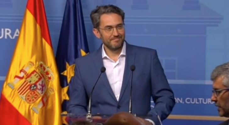 Màxim Huerta en su comparecencia