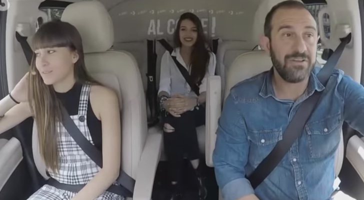 Aitana y Ana Guerra en 'Al cotxe' de TV3
