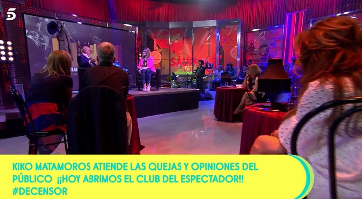 Kiko Matamoros y el resto de colaboradores en &#39;Sálvame&#39;