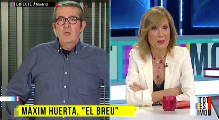 Máximo Pradera y Pilar Eyre en el programa de TV3 'Tot es mou'