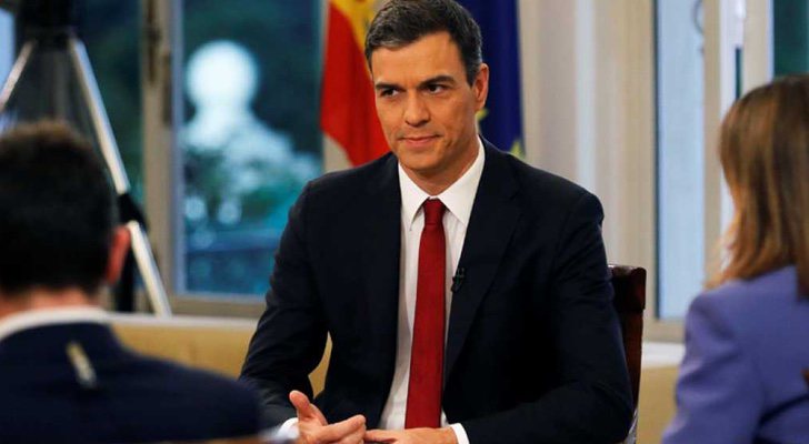 Pedro Sánchez, en su entrevista en La 1