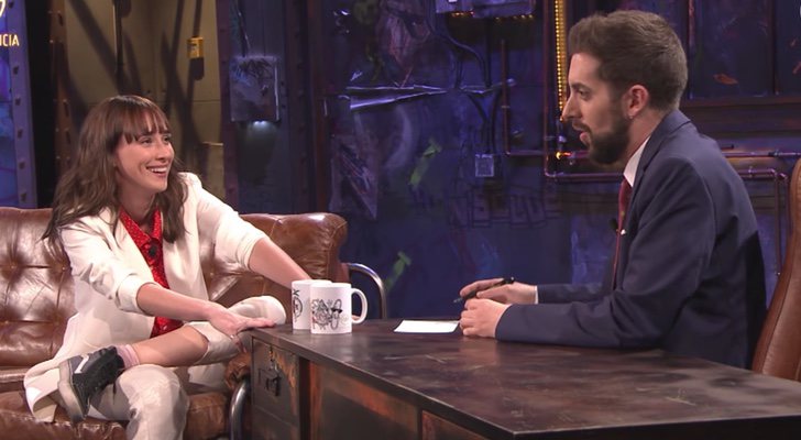 Ingrid García-Jonsson en su primera visita a 'La resistencia'