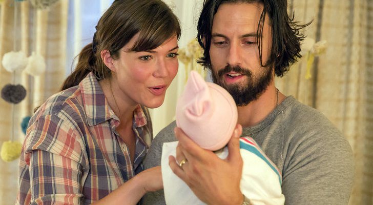 Milo Ventimiglia y Mandy Moore en 'This is Us'