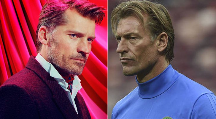 Comparación entre nikolaj Coster-Waldau y Hervé Renard