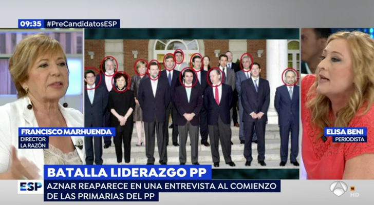 Celia Villalobos y Elisa Beni en 'Espejo Público'