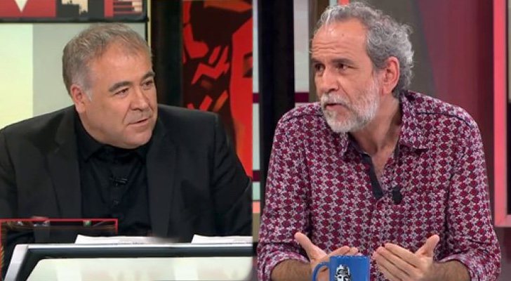Ferreras y Willy Toledo en 'Al rojo vivo'