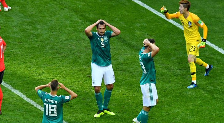 Alemania contra Corea del Sur en el Mundial de Rusia 2018