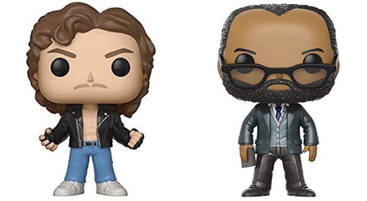 Funko de Billy de 'Stanger Things' y funko de Bernard de 'Westworld'