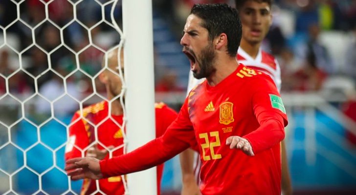 España - Marruecos del Mundial de Rusial 2018