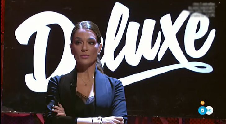 Raquel Bollo, durante su última intervención en 'Sálvame Deluxe'