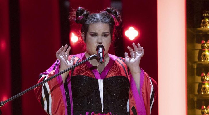 Netta interpretando "Toy" en Eurovisión 2018