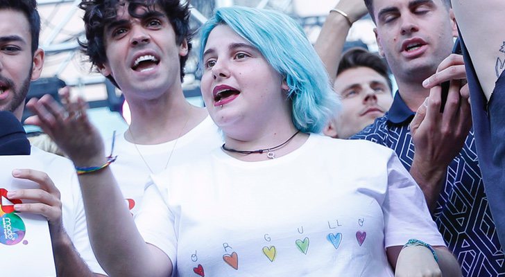 Marina en el pregón del Orgullo LGTB+ de Madrid