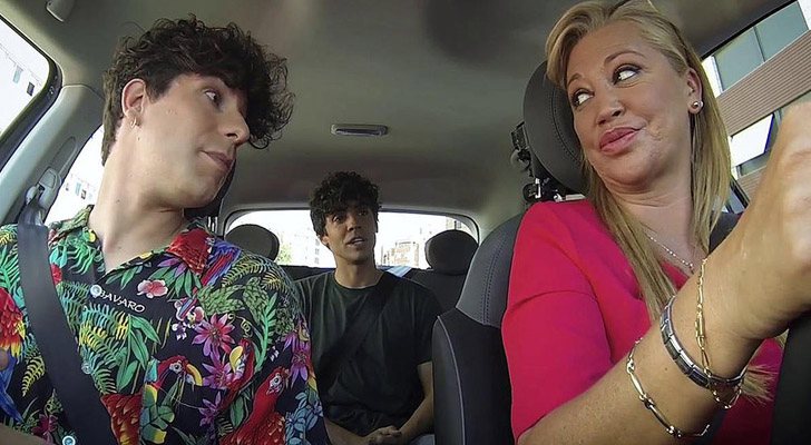 Belén Esteban junto a Los Javis en 'Belén a bordo'