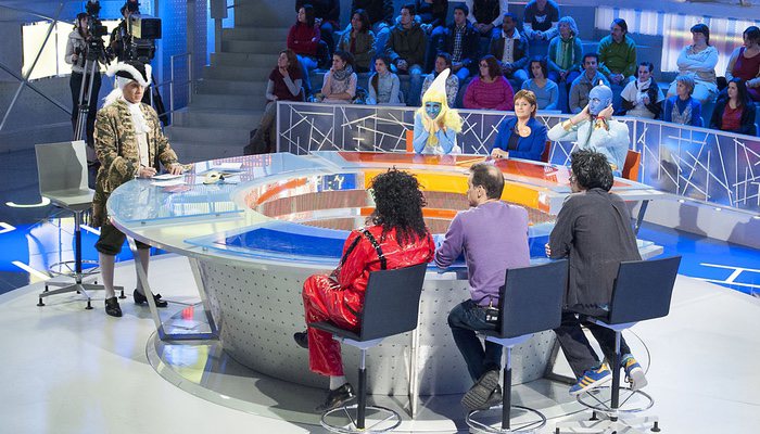 El plató de 'Pasapalabra' en el especial carnaval 2018