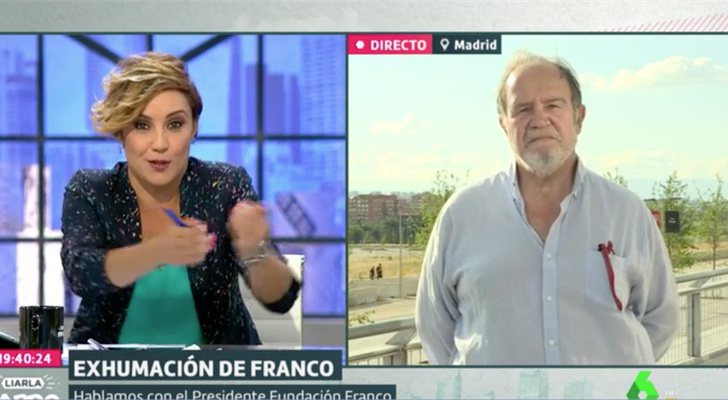 Cristina Pardo durante el programa 'Liarla Pardo'