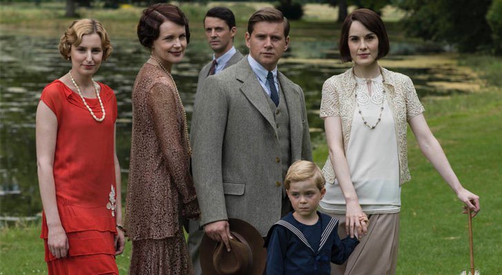 Parte del elenco de 'Downton Abbey'
