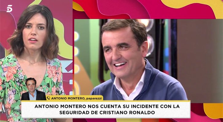 Antonio Montero entro por telefono durante el programa de 'Socialité', presentado por Nuria Marín
