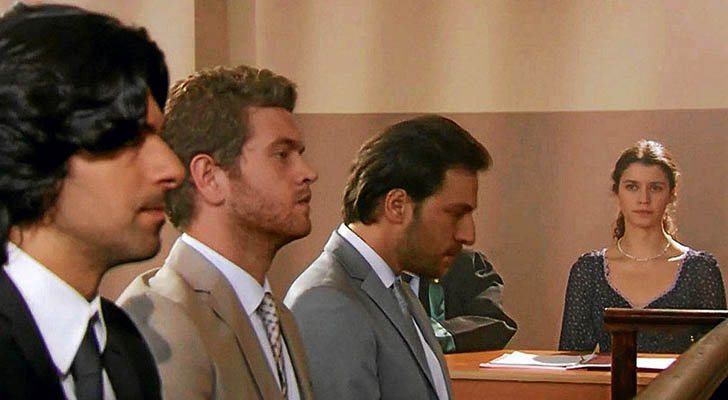 Kerim, Selim, Erdogan y Fatmagül en el episodio final de 'Fatmagül'