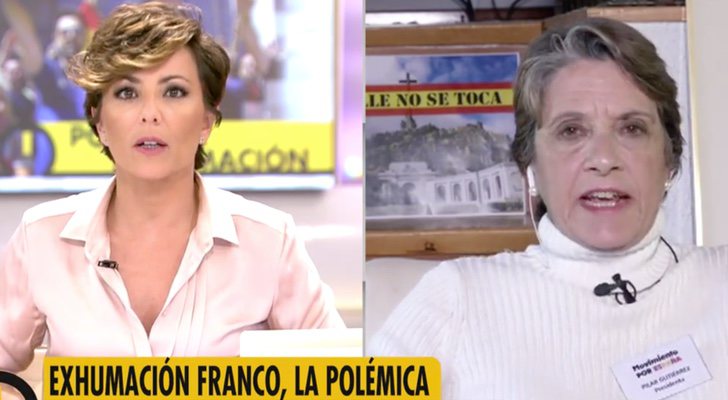 Sonsoles Ónega lidiando con la actitud de Pilar Gutiérrez en 'Ya es mediodía' 