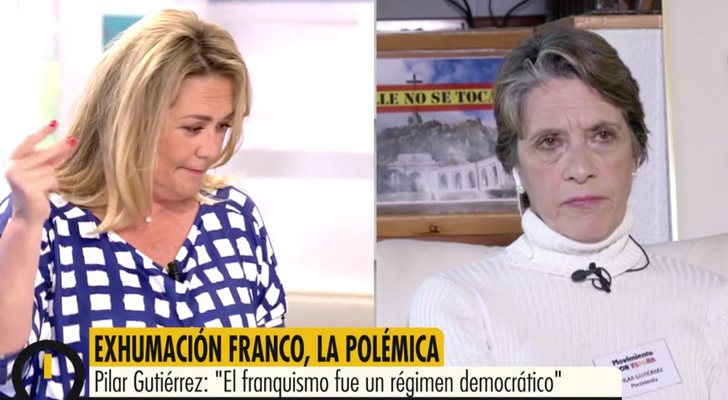 Mayka Navarro invitaba a la franquista a que abandonase 'Ya es mediodía'