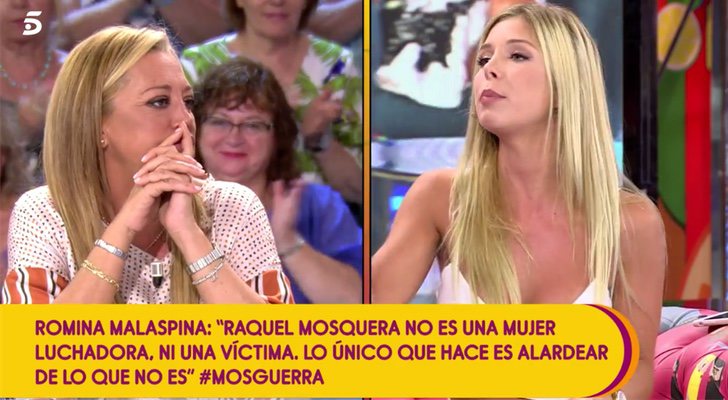 Belén Esteban y Romina Malaspina en 'Sálvame'