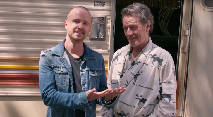 Aaron Paul y Bryan Cranston