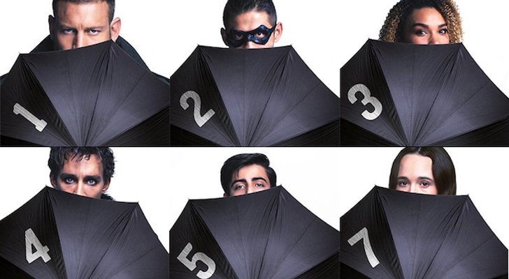 Los seis hermanos protagonistas de 'The Umbrella Academy'