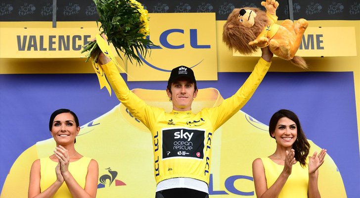 Geraint Thomas, en el Tour de Francia