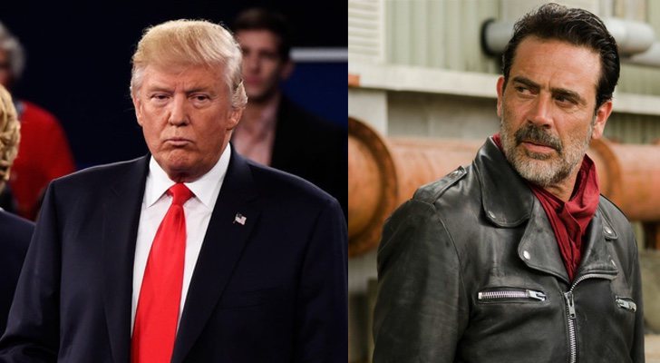 Donald Trump más parecido que nunca a un villano de cómic tras copiar a Negan de 'The Walking Dead'