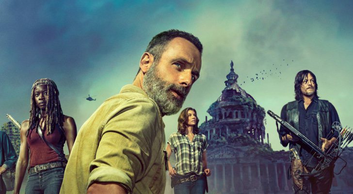 Los personajes de 'The Walking Dead' en el póster de la novena temporada