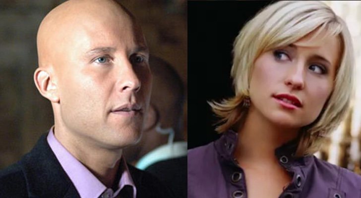 Michael Rosenbaum como Lex y Allison Mack como Chloe en &#39;Smallville&#39;