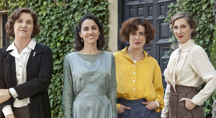 Ana Wagener, Macarena García, Patricia López y Cecilia Freire