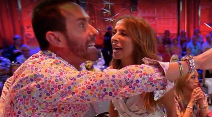 Jesús María discutiendo con María Patiño en &#39;Sálvame&#39;