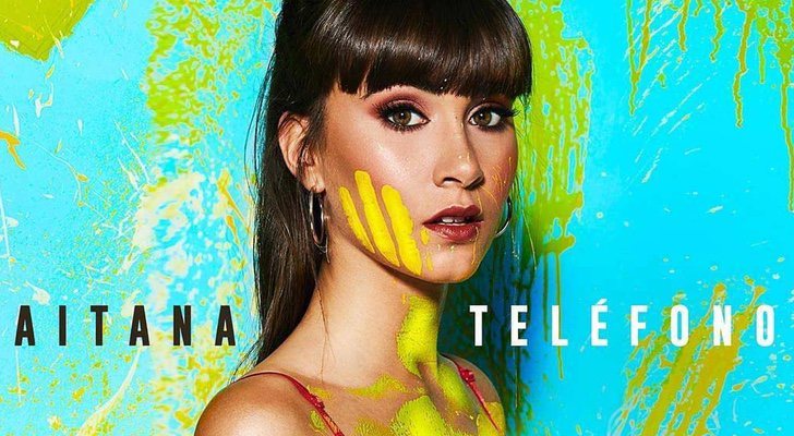 Foto promocional de "Teléfono",el single de Aitana